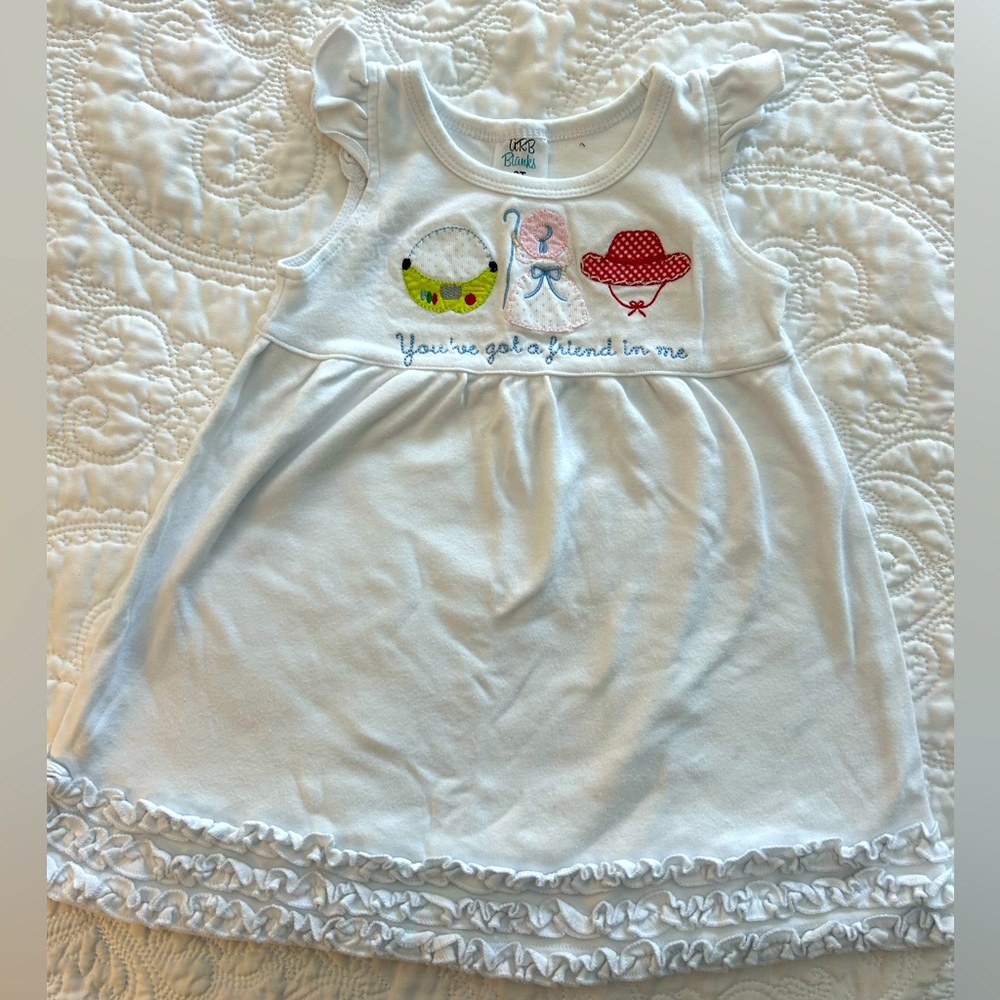 Custom embroidered Disney dress